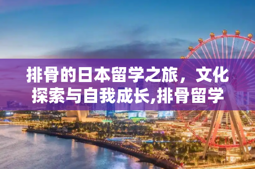 排骨的日本留学之旅，文化探索与自我成长,排骨留学日本