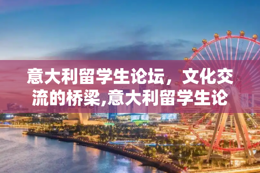 意大利留学生论坛，文化交流的桥梁,意大利留学生论坛