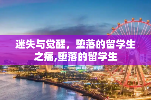 迷失与觉醒，堕落的留学生之痛,堕落的留学生