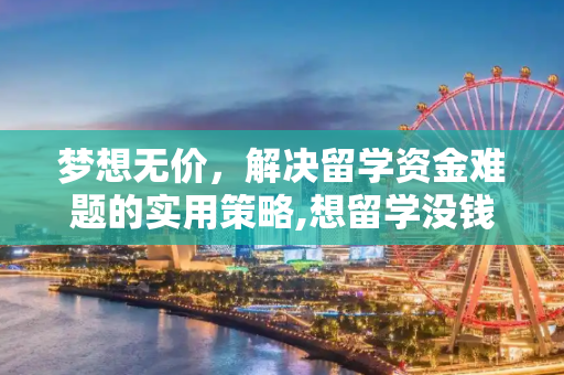 梦想无价，解决留学资金难题的实用策略,想留学没钱怎么办