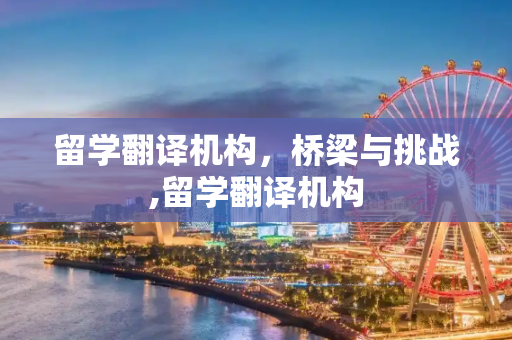 留学翻译机构，桥梁与挑战,留学翻译机构