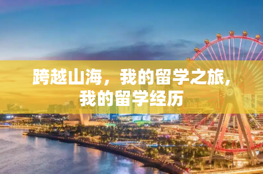 跨越山海，我的留学之旅,我的留学经历