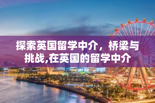 探索英国留学中介，桥梁与挑战,在英国的留学中介