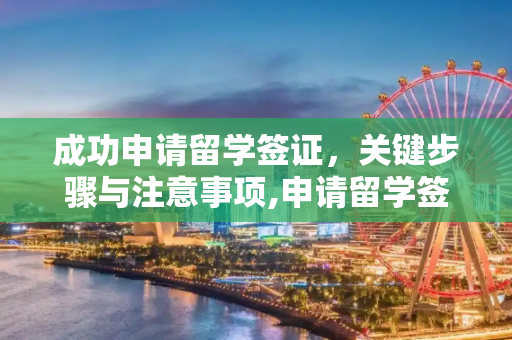 成功申请留学签证，关键步骤与注意事项,申请留学签证