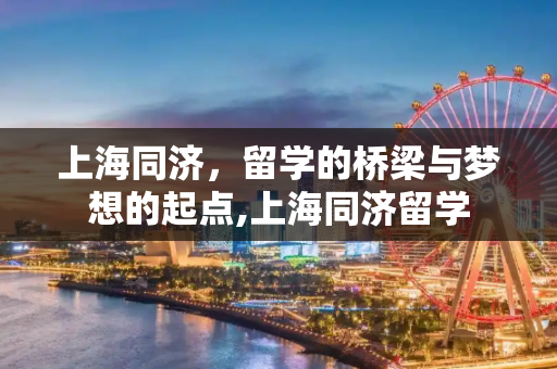 上海同济，留学的桥梁与梦想的起点,上海同济留学