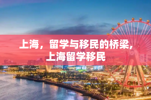 上海，留学与移民的桥梁,上海留学移民