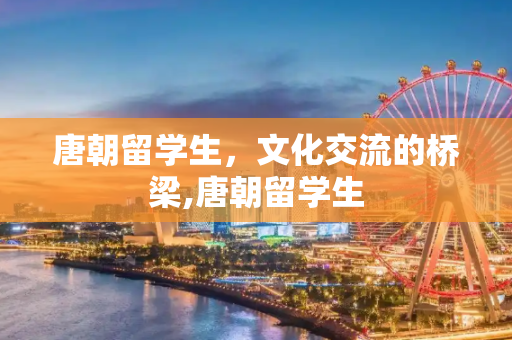 唐朝留学生，文化交流的桥梁,唐朝留学生