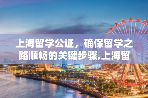 上海留学公证，确保留学之路顺畅的关键步骤,上海留学公证