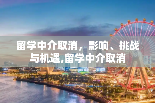留学中介取消，影响、挑战与机遇,留学中介取消