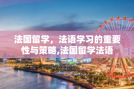 法国留学，法语学习的重要性与策略,法国留学法语