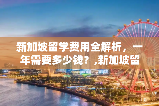 新加坡留学费用全解析，一年需要多少钱？,新加坡留学费用一年多少