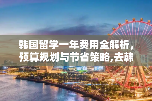 韩国留学一年费用全解析，预算规划与节省策略,去韩国留学一年要多少钱
