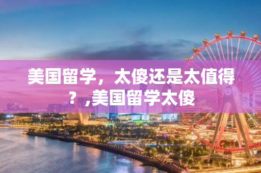美国留学，太傻还是太值得？,美国留学太傻