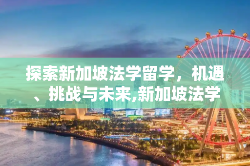 探索新加坡法学留学，机遇、挑战与未来,新加坡法学留学